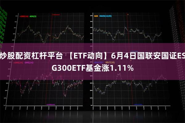 炒股配资杠杆平台 【ETF动向】6月4日国联安国证ESG300ETF基金涨1.11%